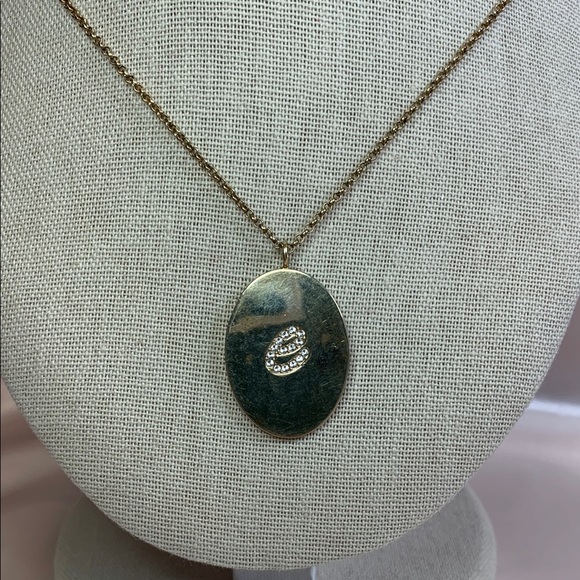 Kate Spade New York Initial Thoughts Pave 'E' Pendant Necklace 32" - Picture 4 of 13